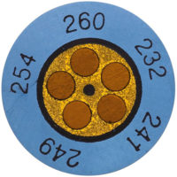 Круглые термоиндикаторы testoterm - измерительный диапазон +88 … +110 °C (0646 0073)