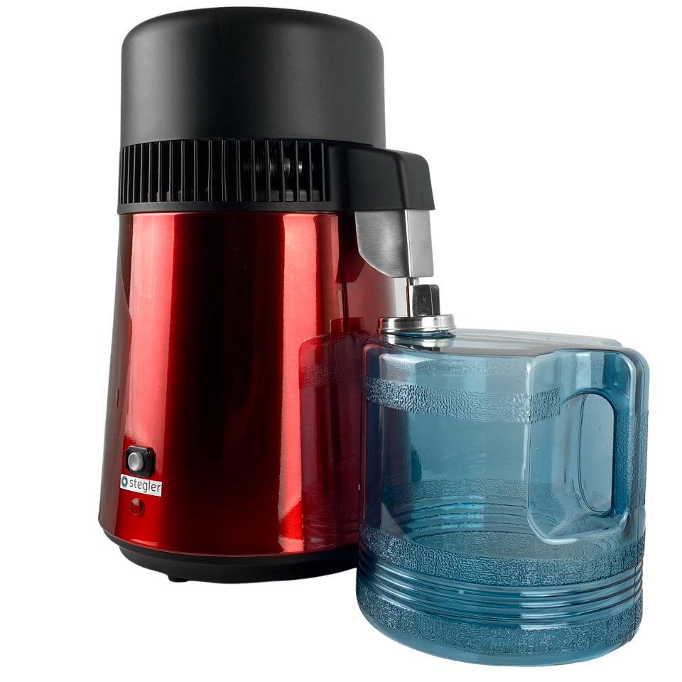 Дистиллятор лабораторный Stegler BL9901 (корпус красный металлический, водосборник пластиковый)
