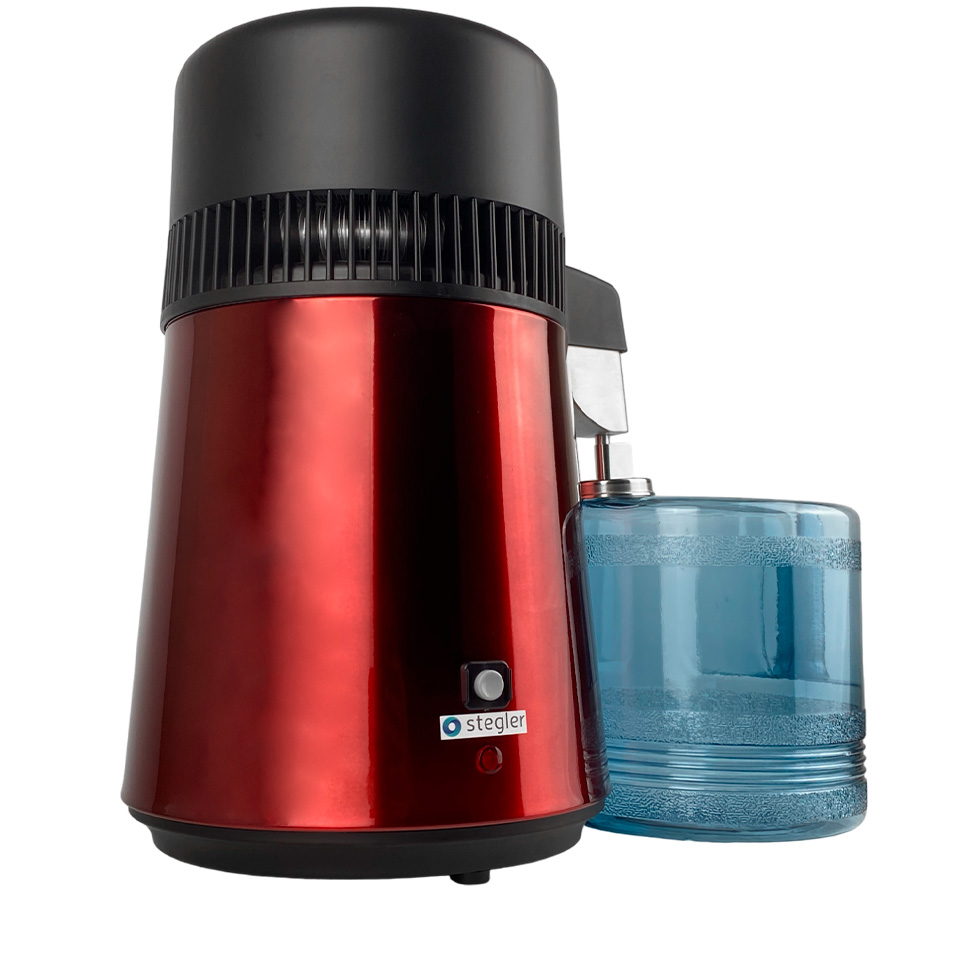 Дистиллятор лабораторный Stegler BL9901 (корпус красный металлический, водосборник пластиковый)