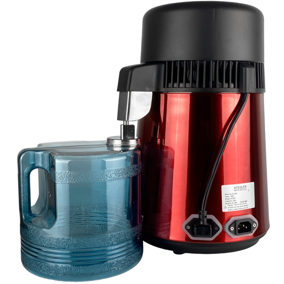 Дистиллятор лабораторный Stegler BL9901 (корпус красный металлический, водосборник пластиковый)